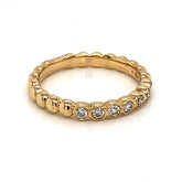 14 Karat Yellow Gold Diamond Ring